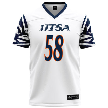 UTSA - NCAA Football : Etueni Ropati - White Jersey