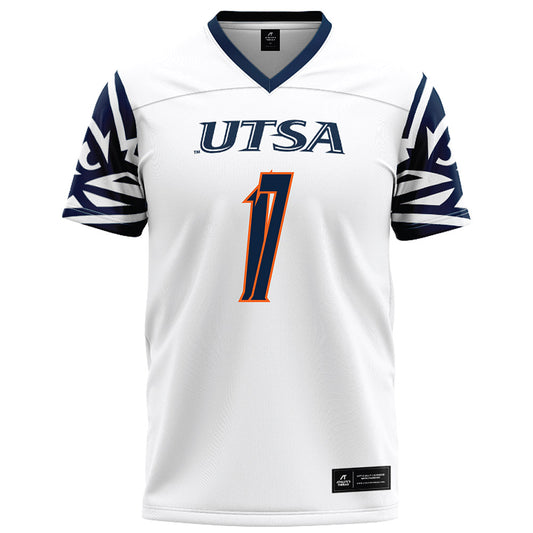 UTSA - NCAA Football : Asyrus Simon - White Jersey