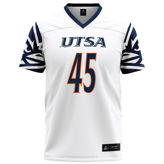 UTSA - NCAA Football : Mason Hall - White Jersey