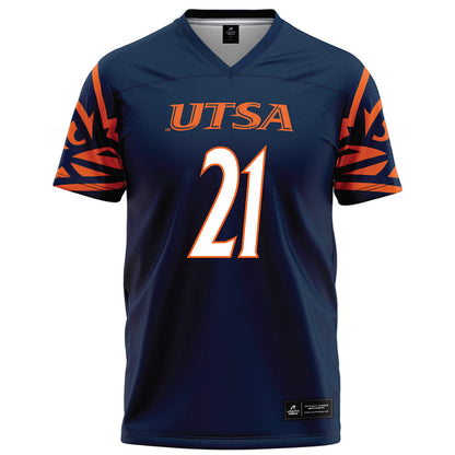 UTSA - NCAA Football : Ken Robinson - Blue Jersey
