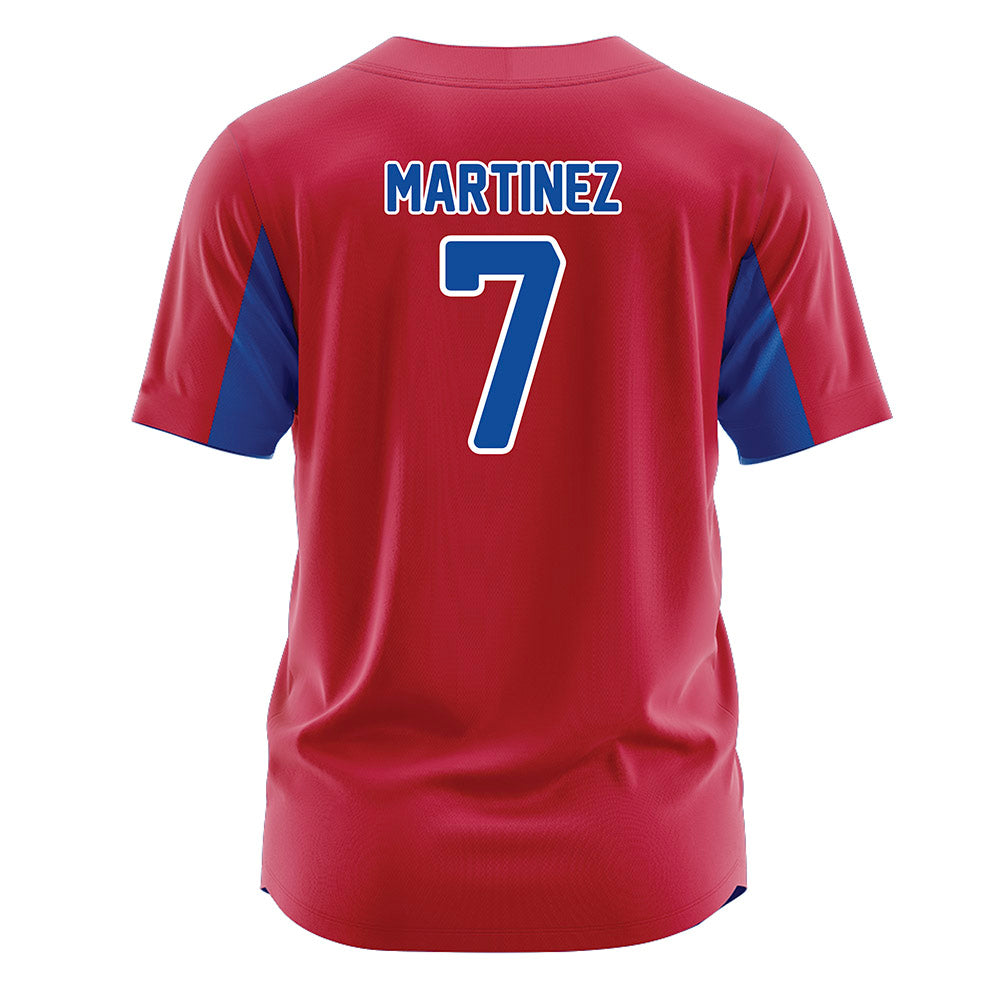 LA Tech - NCAA Softball : Mary Martinez - Baseball Jersey