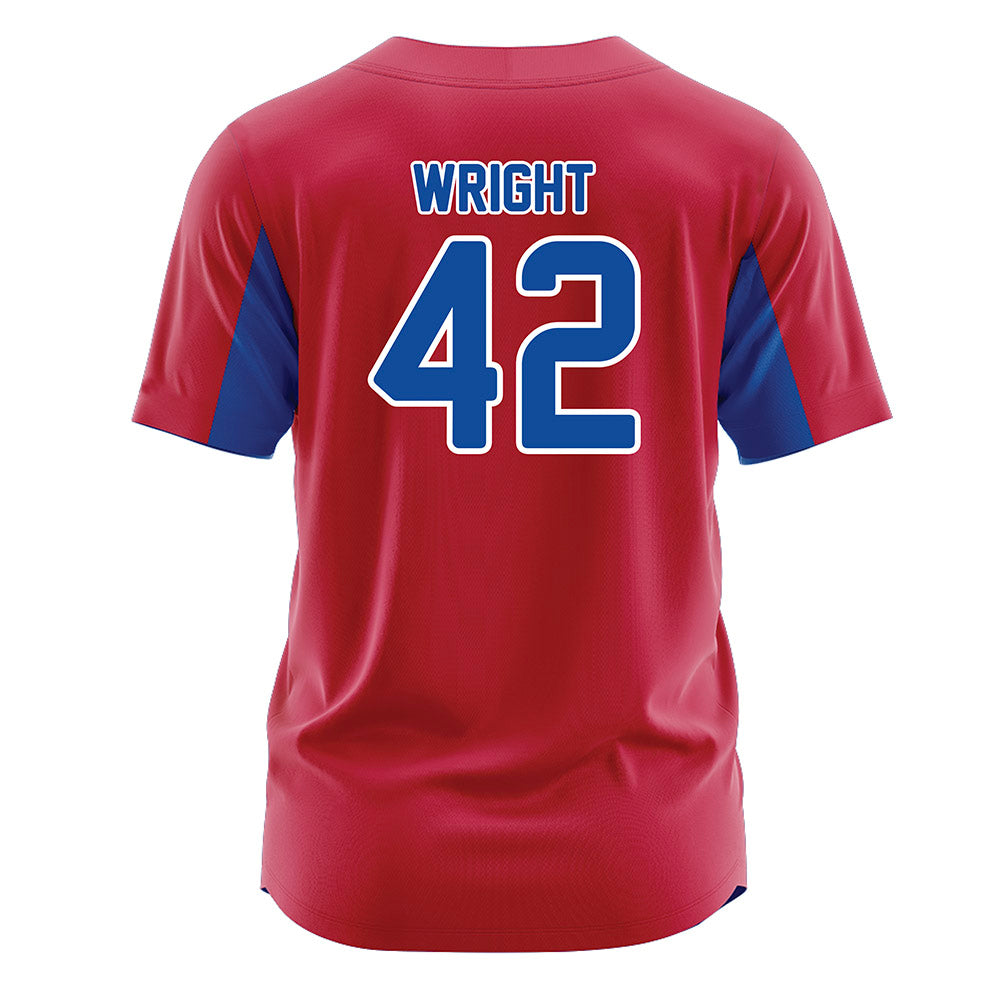 LA Tech - NCAA Softball : Ella Wright - Baseball Jersey