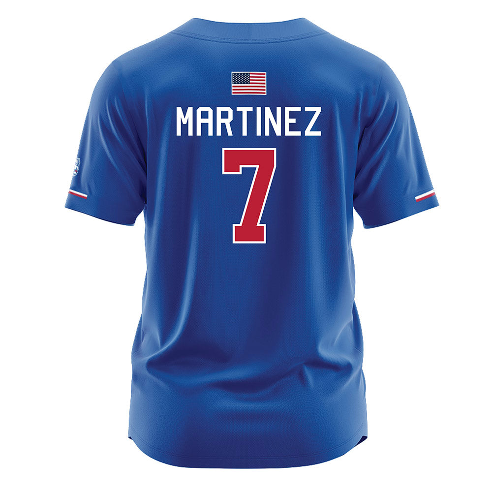 LA Tech - NCAA Softball : Mary Martinez - Baseball Jersey