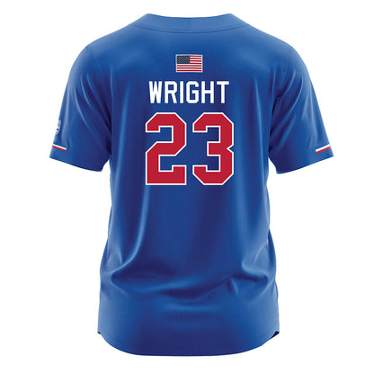 LA Tech - NCAA Softball : Bailey Wright - Baseball Jersey