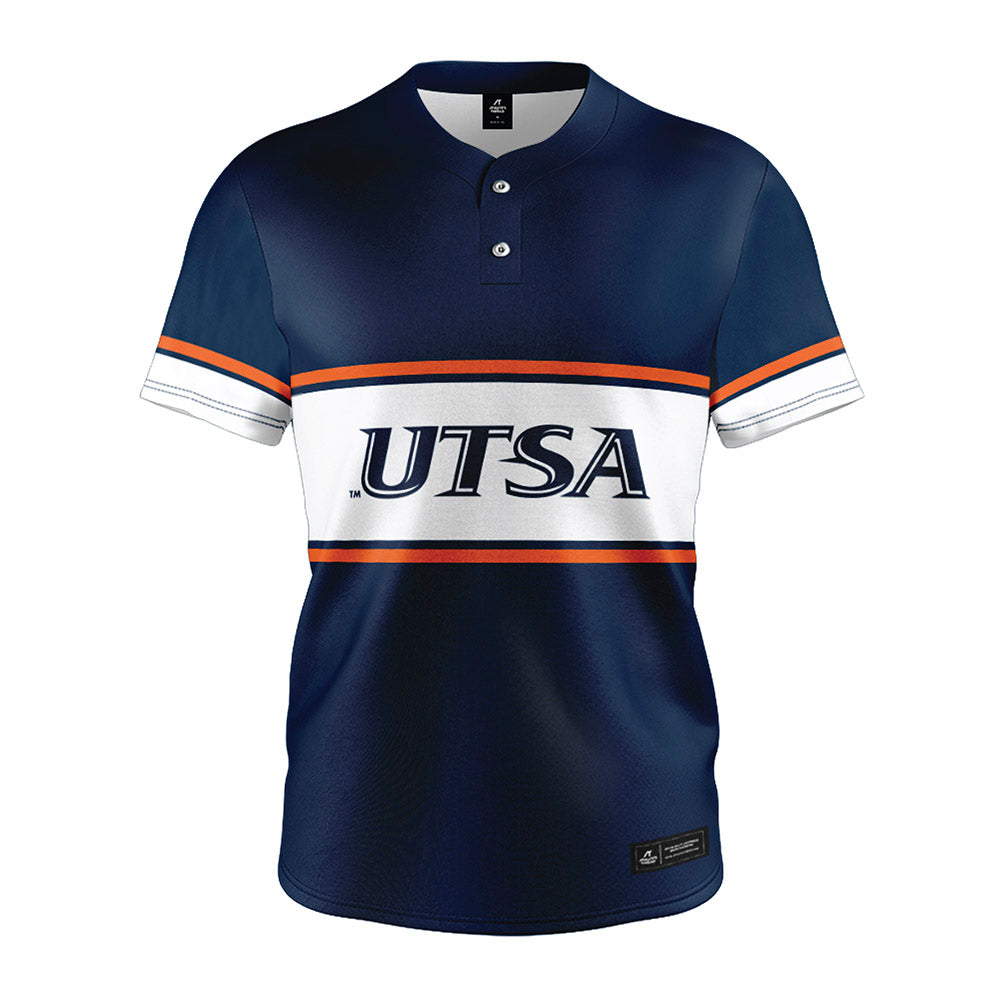 UTSA - NCAA Softball : Erykah Guerrero - Baseball Jersey Navy