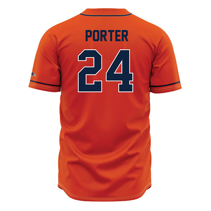 UTSA - NCAA Baseball : Dalton Porter - Baseball Jersey Orange