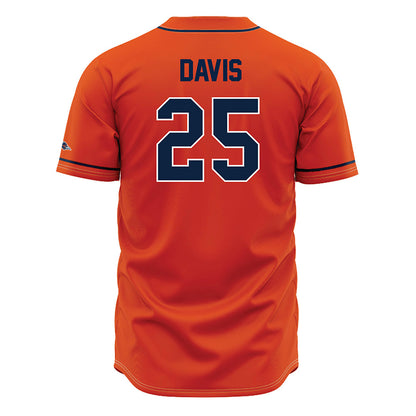 UTSA - NCAA Baseball : Braden Davis - Baseball Jersey Orange