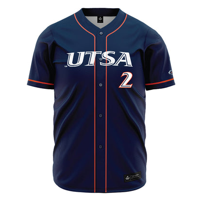 UTSA - NCAA Baseball : Isaiah Walker - Baseball Jersey Navy