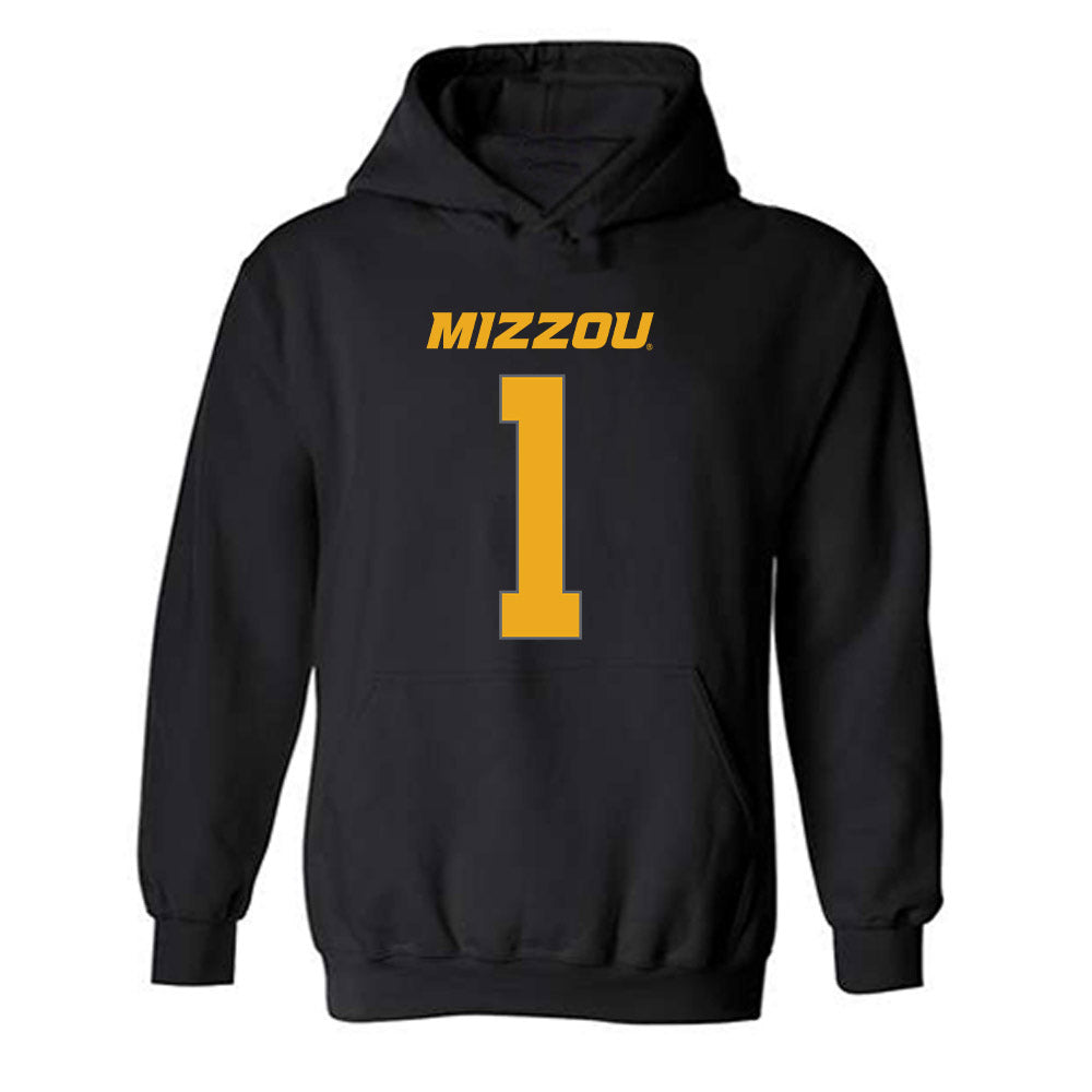 Missouri - NCAA Football : Marvin Burks Jr - Hooded Sweatshirt Replica Shersey