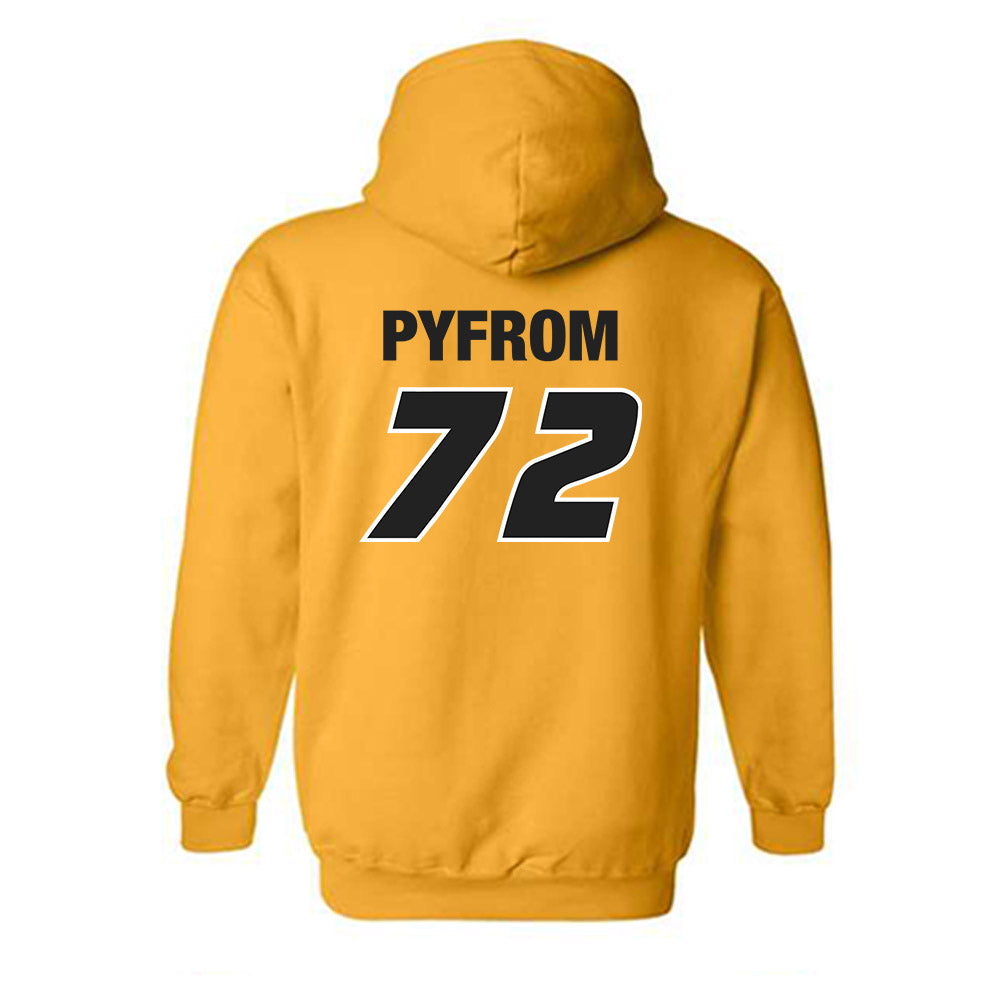 Missouri - NCAA Football : Caleb Pyfrom - Hooded Sweatshirt Sports Shersey