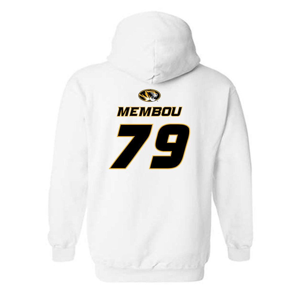 Missouri - NCAA Football : Armand Membou Tigers Shersey Hooded Sweatshirt