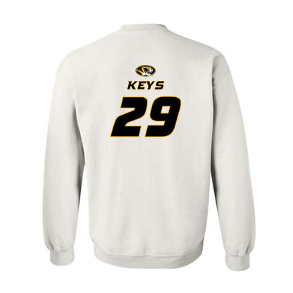 Missouri - NCAA Football : Cameron Keys - Crewneck Sweatshirt Replica Shersey