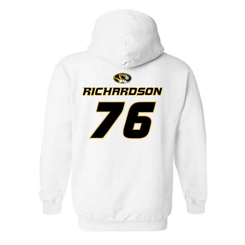 Missouri - NCAA Football : Jayven Richardson - Hooded Sweatshirt Replica Shersey