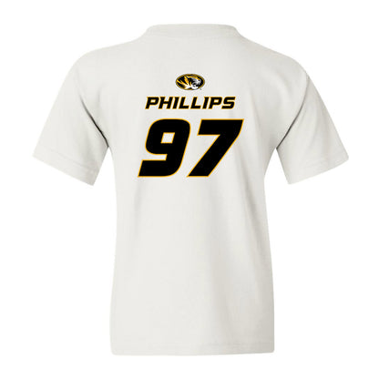 Missouri - NCAA Football : Orion Phillips - Youth T-Shirt Replica Shersey