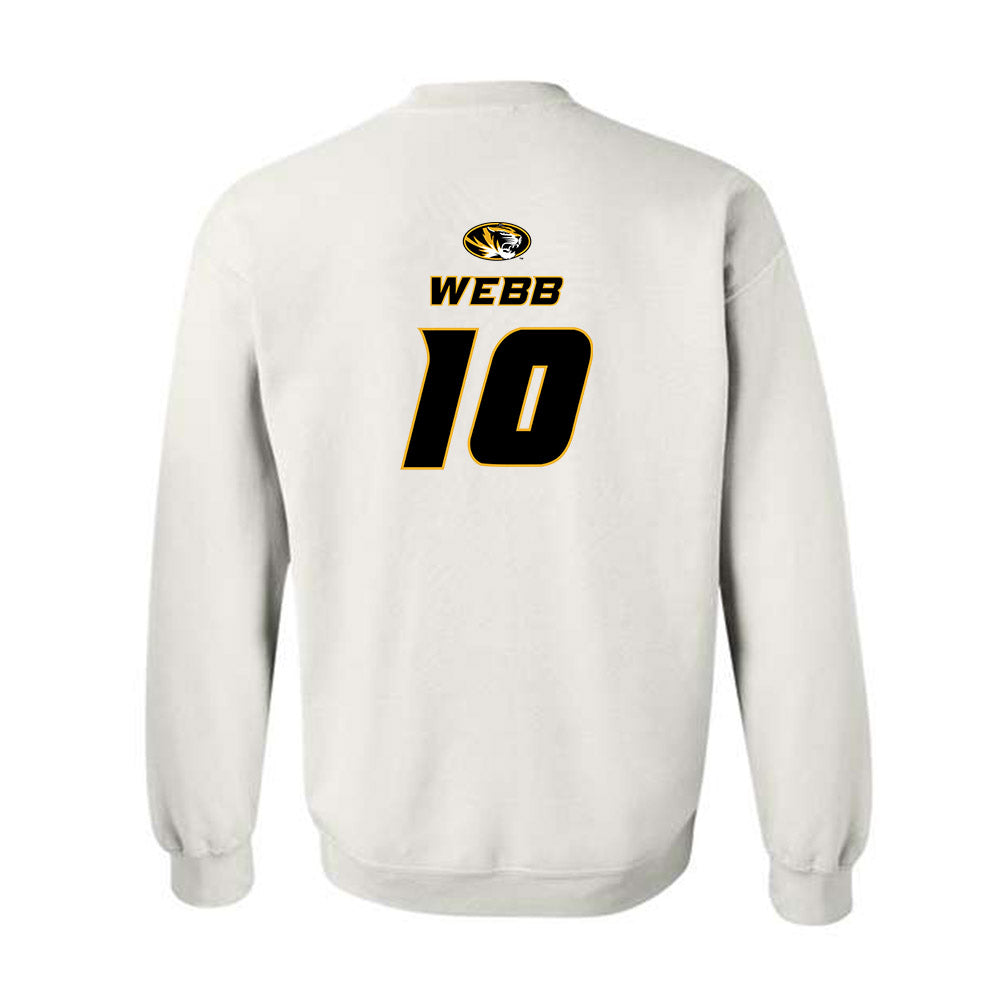 Missouri - NCAA Football : Sterling Webb - Crewneck Sweatshirt Replica Shersey