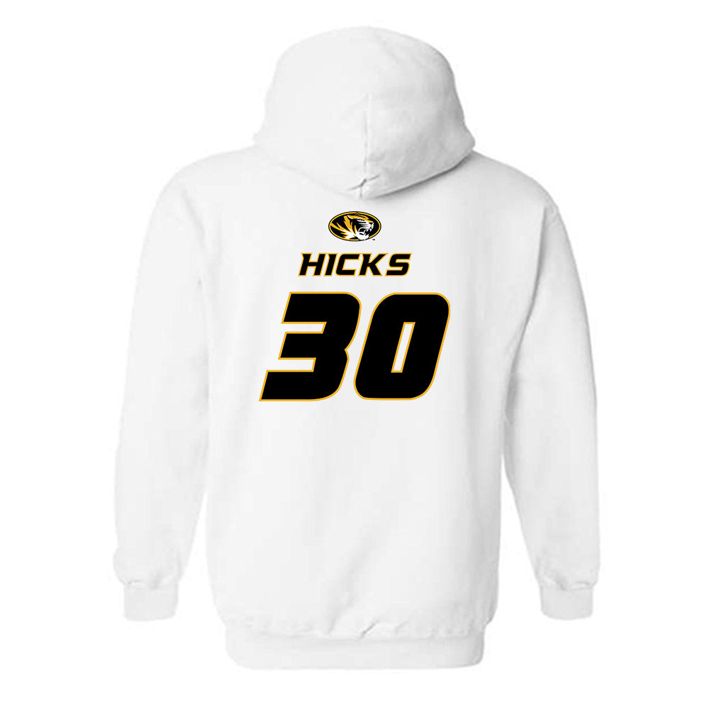 Missouri - NCAA Football : Charles Hicks Tigers Shersey Hooded Sweatshirt