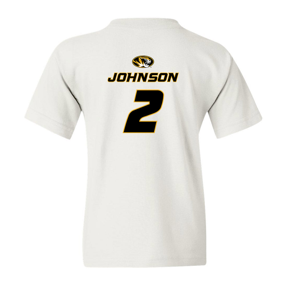 Missouri - NCAA Football : Marquis Johnson - Youth T-Shirt Replica Shersey