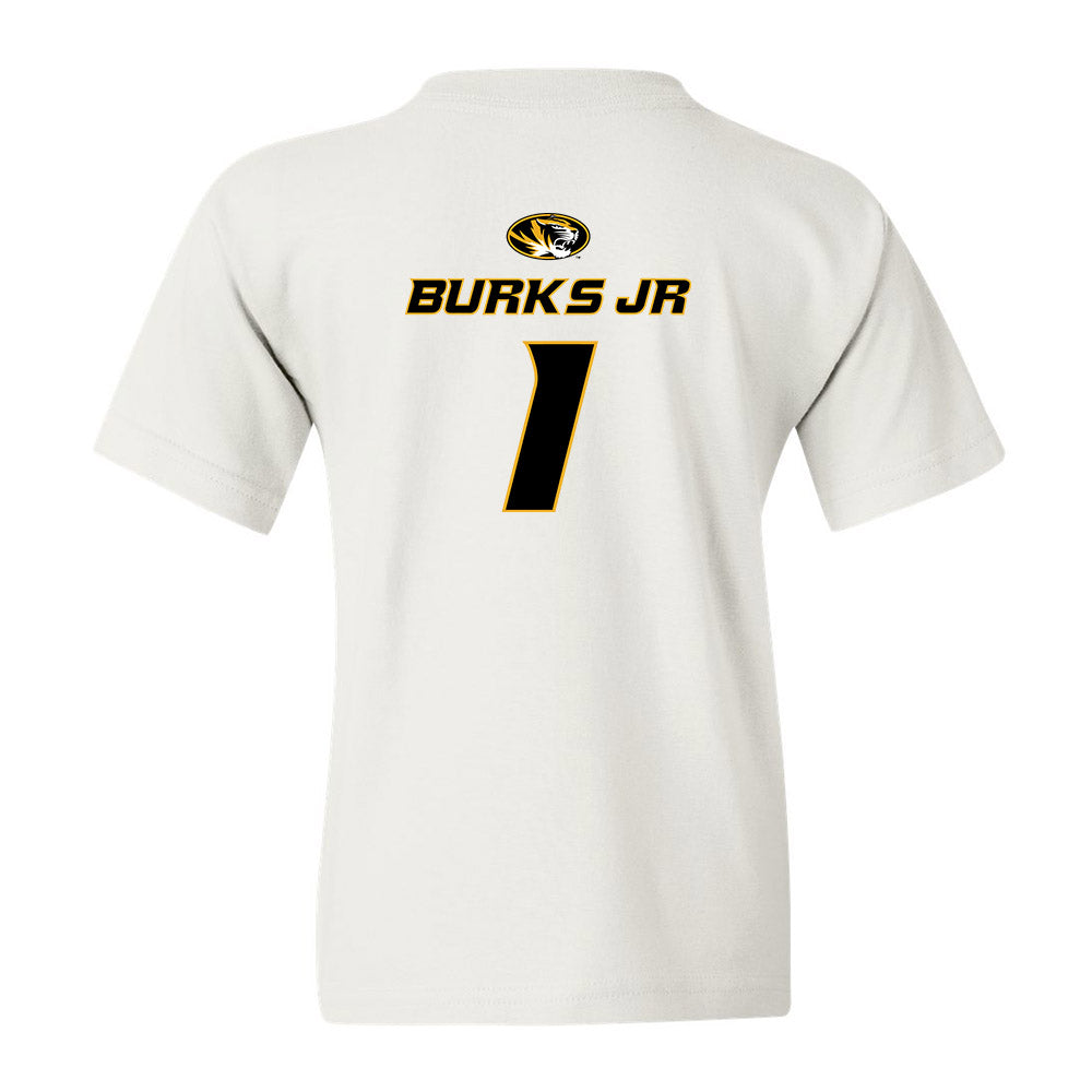 Missouri - NCAA Football : Marvin Burks Jr - Youth T-Shirt Replica Shersey