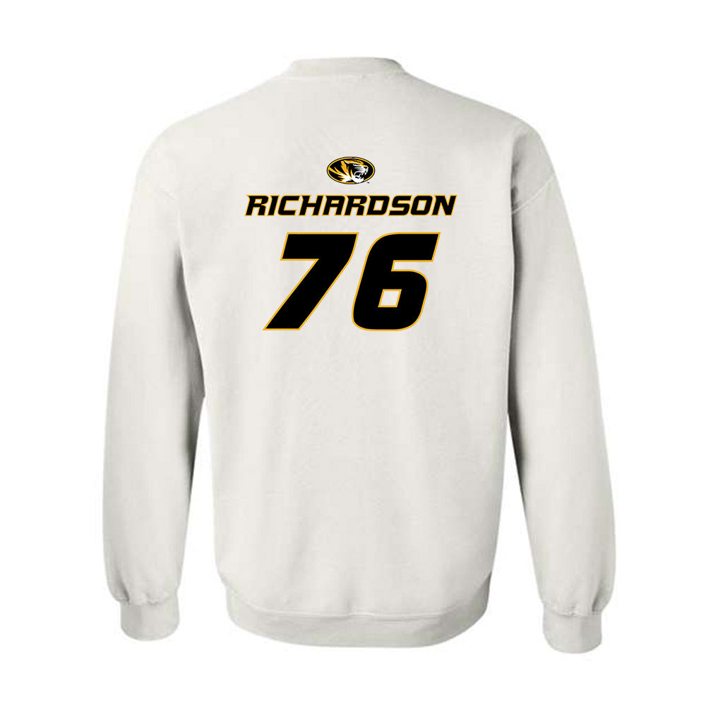 Missouri - NCAA Football : Jayven Richardson - Crewneck Sweatshirt Replica Shersey