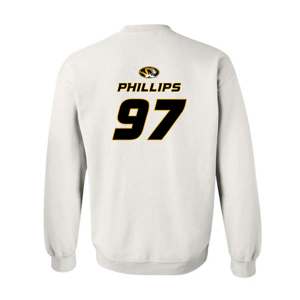 Missouri - NCAA Football : Orion Phillips - Crewneck Sweatshirt Replica Shersey