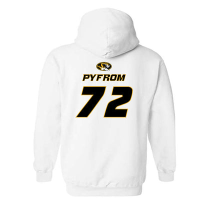 Missouri - NCAA Football : Caleb Pyfrom - Hooded Sweatshirt Replica Shersey