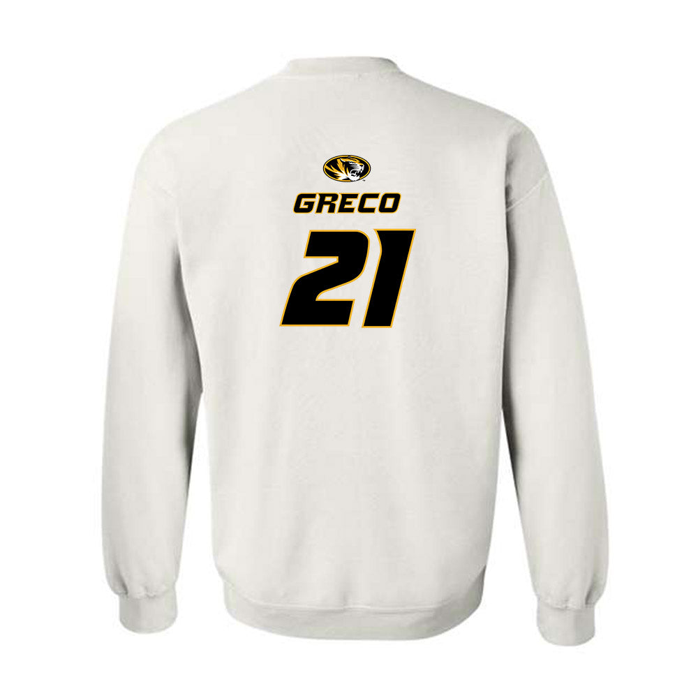 Missouri - NCAA Football : Trajen Greco - Crewneck Sweatshirt Replica Shersey