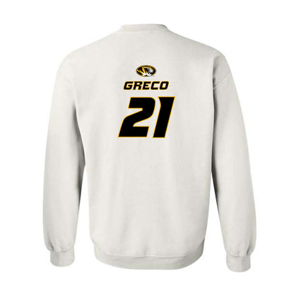 Missouri - NCAA Football : Trajen Greco - Crewneck Sweatshirt Replica Shersey