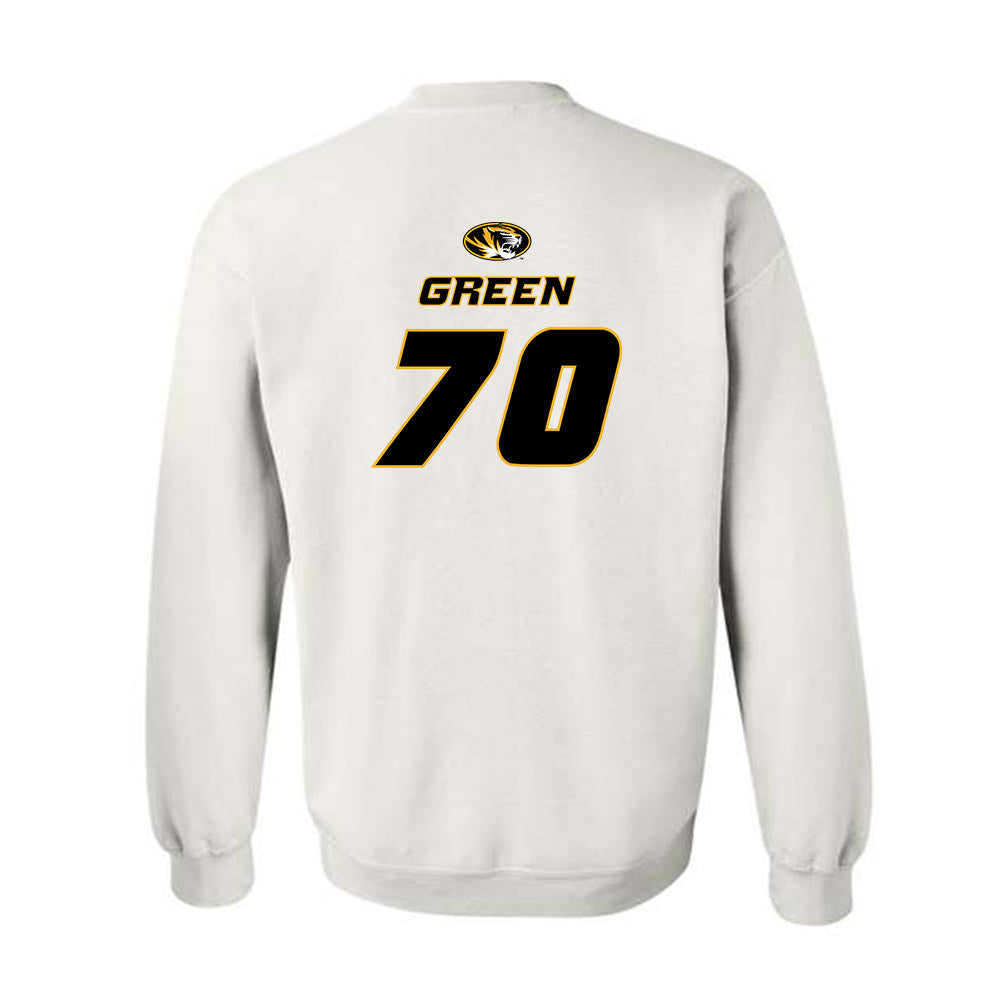 Missouri - NCAA Football : Cayden Green - Crewneck Sweatshirt Replica Shersey