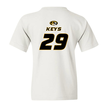 Missouri - NCAA Football : Cameron Keys - Youth T-Shirt Replica Shersey