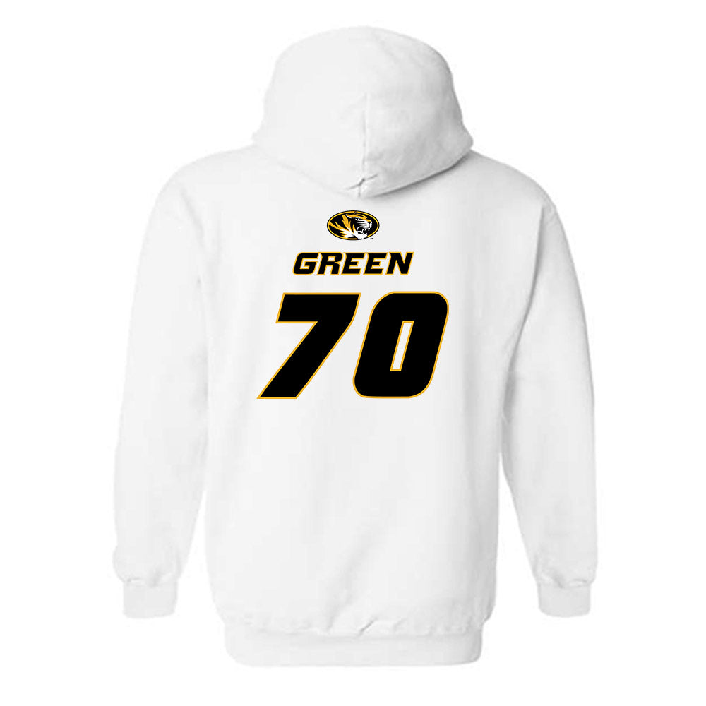 Missouri - NCAA Football : Cayden Green - Hooded Sweatshirt Replica Shersey