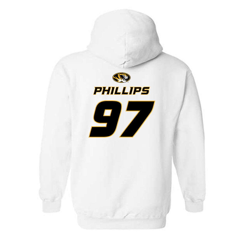 Missouri - NCAA Football : Orion Phillips - Hooded Sweatshirt Replica Shersey