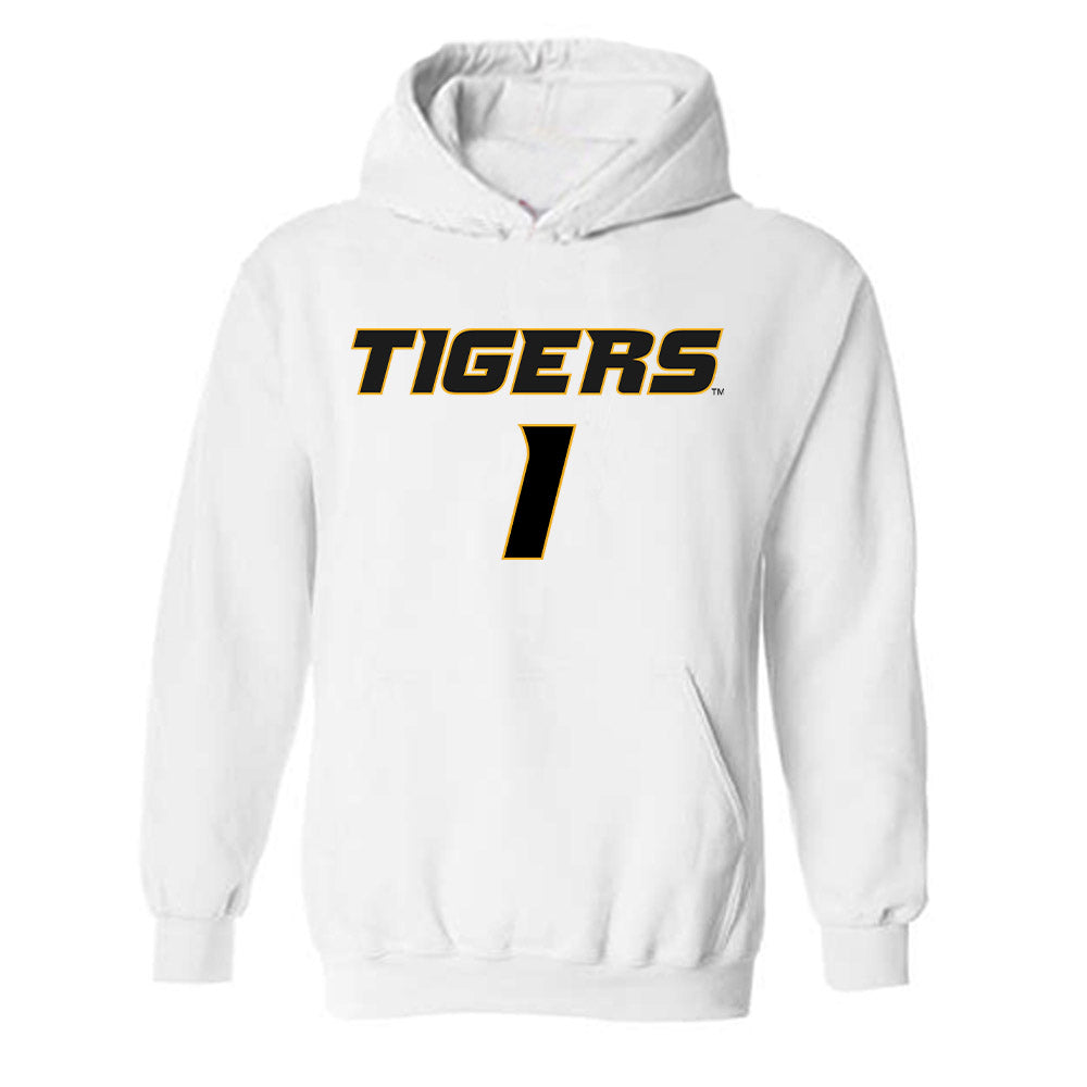 Missouri - NCAA Football : Marvin Burks Jr - Hooded Sweatshirt Replica Shersey