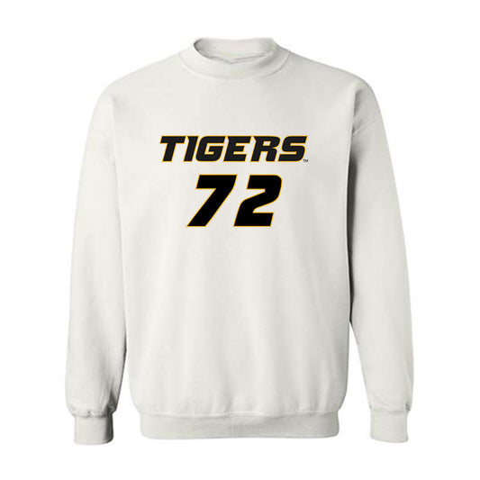 Missouri - NCAA Football : Caleb Pyfrom - Crewneck Sweatshirt Replica Shersey