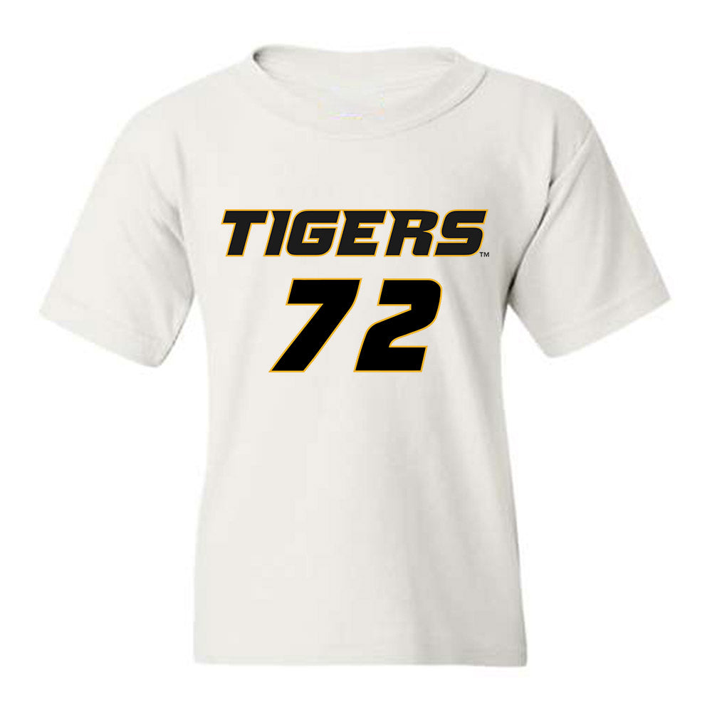 Missouri - NCAA Football : Caleb Pyfrom - Youth T-Shirt Replica Shersey