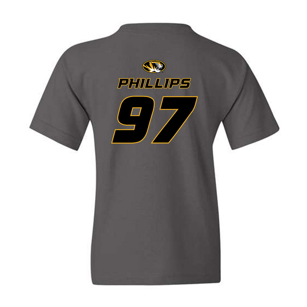 Missouri - NCAA Football : Orion Phillips - Youth T-Shirt Classic Shersey