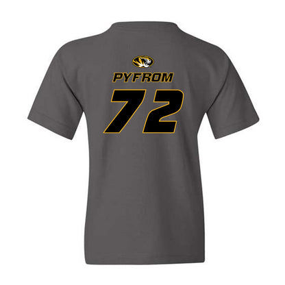 Missouri - NCAA Football : Caleb Pyfrom - Youth T-Shirt Classic Shersey