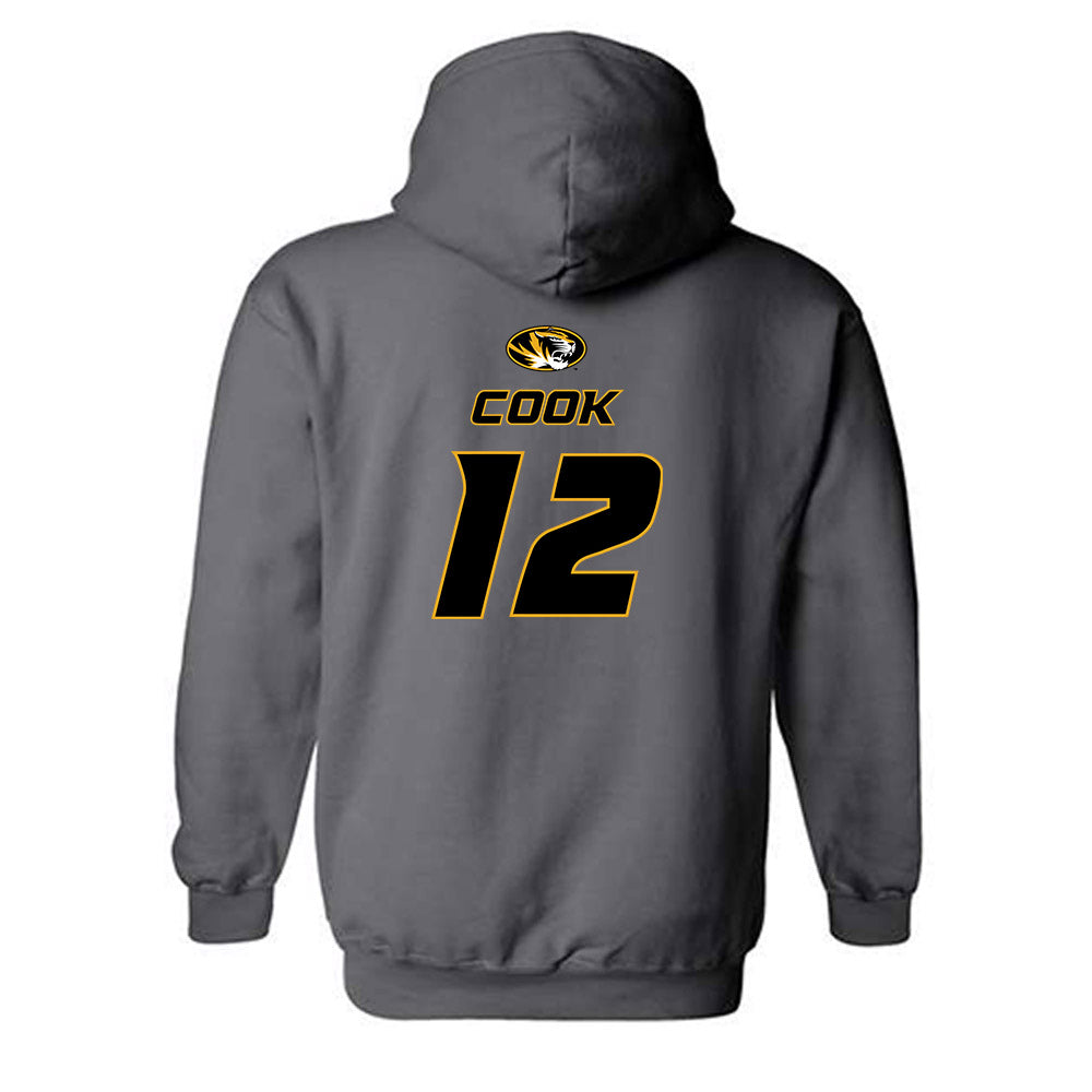 Missouri - NCAA Football : Brady Cook Tigers Shersey Hooded Sweatshirt