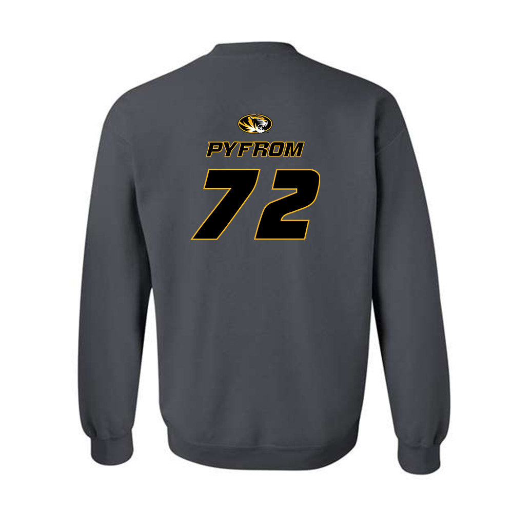 Missouri - NCAA Football : Caleb Pyfrom - Crewneck Sweatshirt Classic Shersey