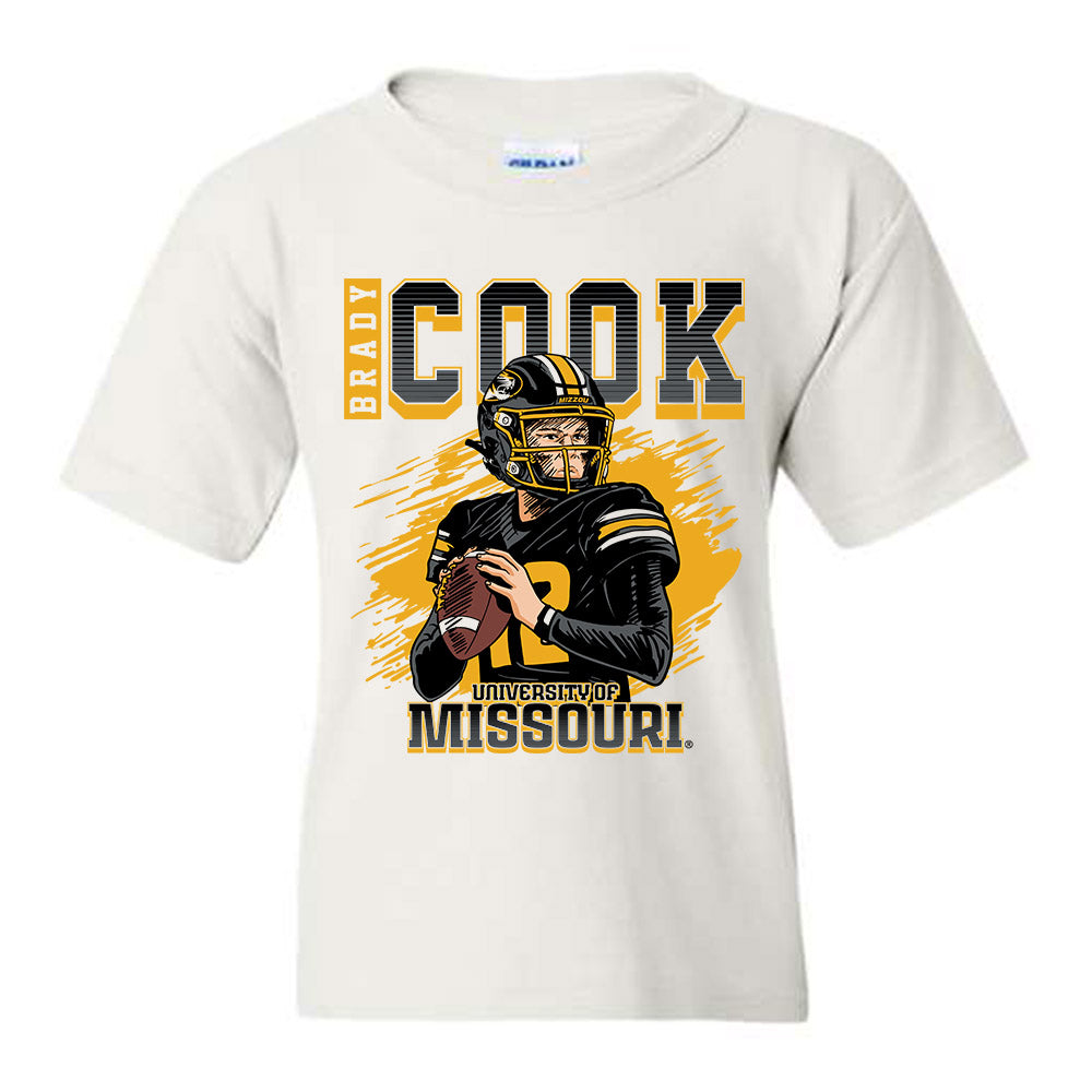 Missouri - NCAA Football : Brady Cook Youth T-Shirt