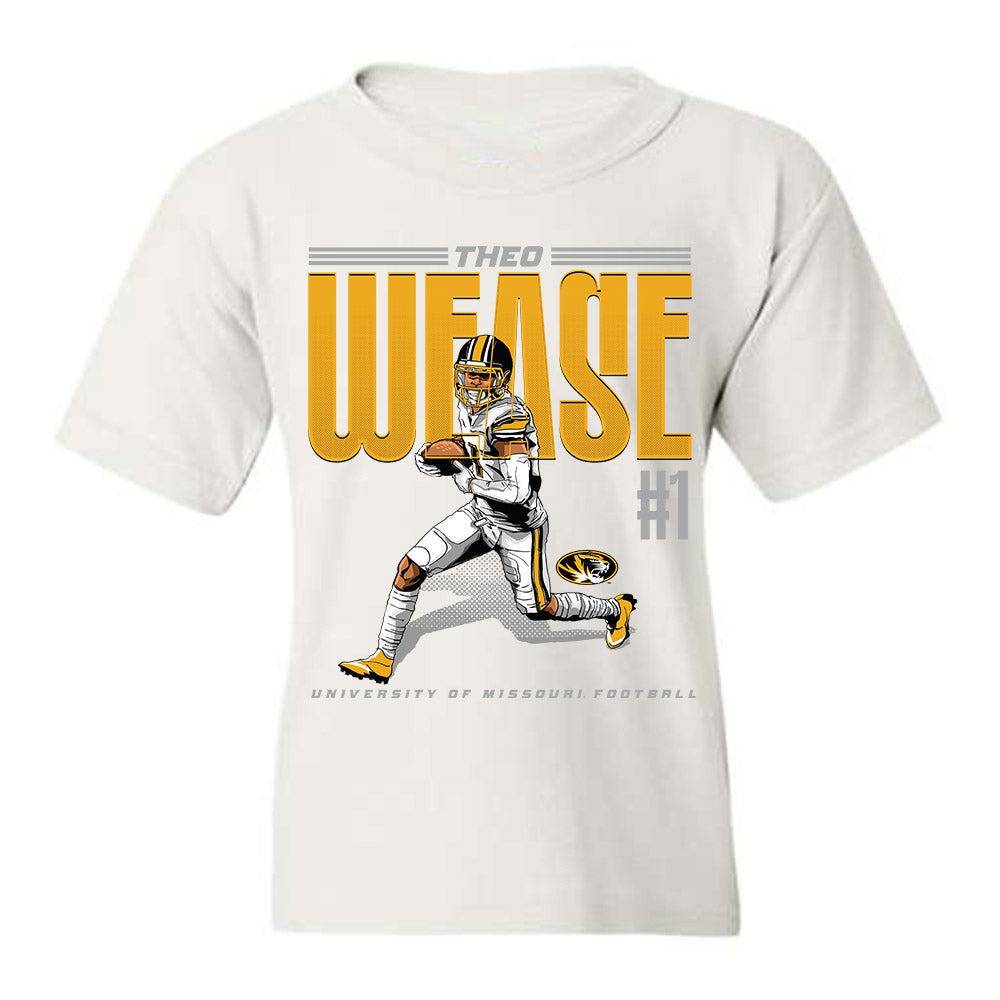 Missouri - NCAA Football : Theo Wease Youth T-Shirt