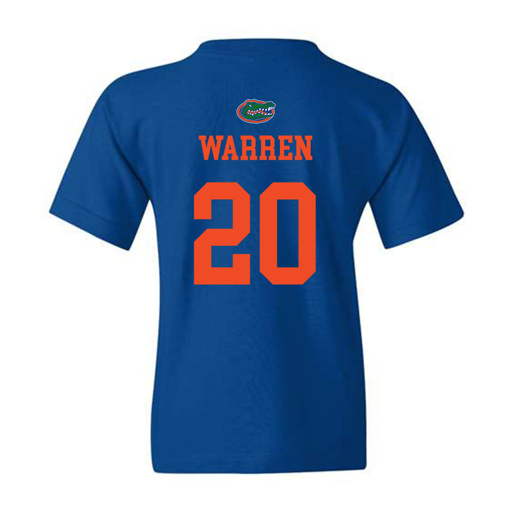 Florida - NCAA Women's Basketball : Jeriah Warren - Youth T-Shirt Classic Shersey