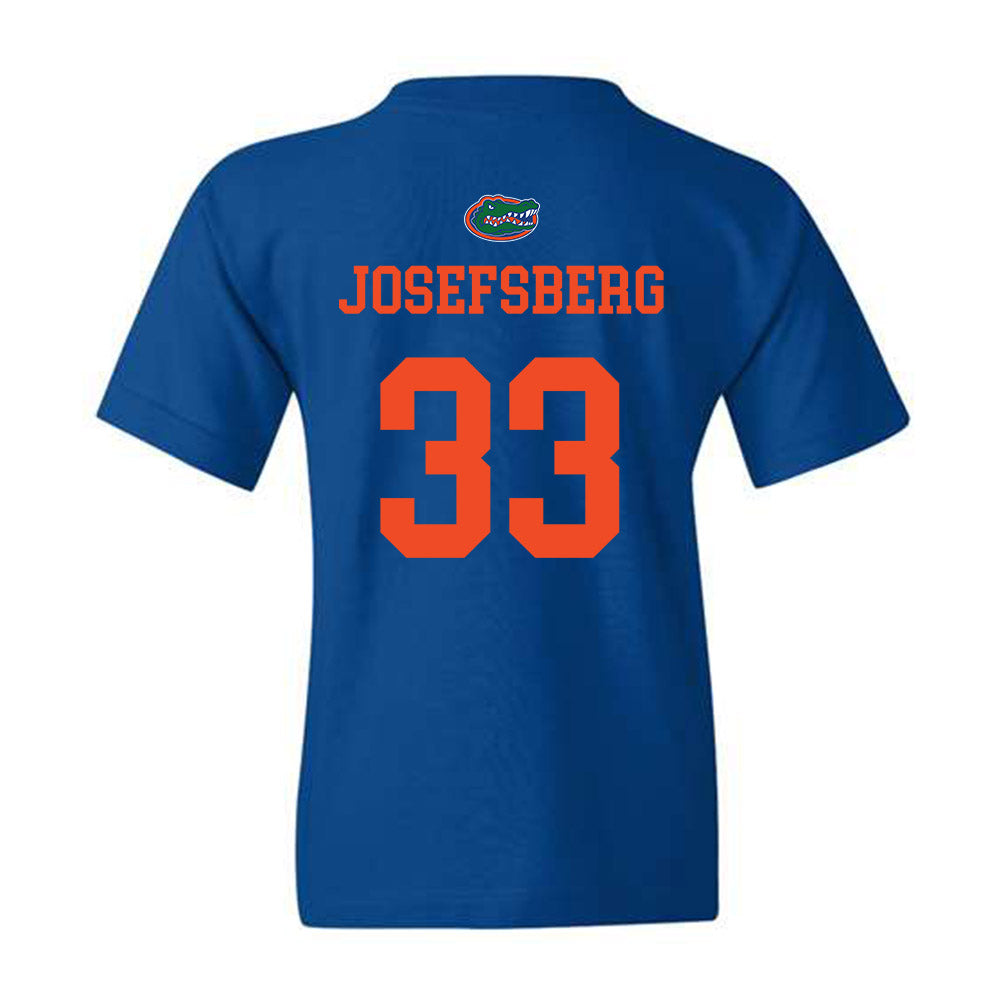 Florida - NCAA Men's Basketball : Cooper Josefsberg - Youth T-Shirt Classic Shersey