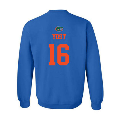 Florida - NCAA Baseball : Hayden Yost - Crewneck Sweatshirt Classic Shersey
