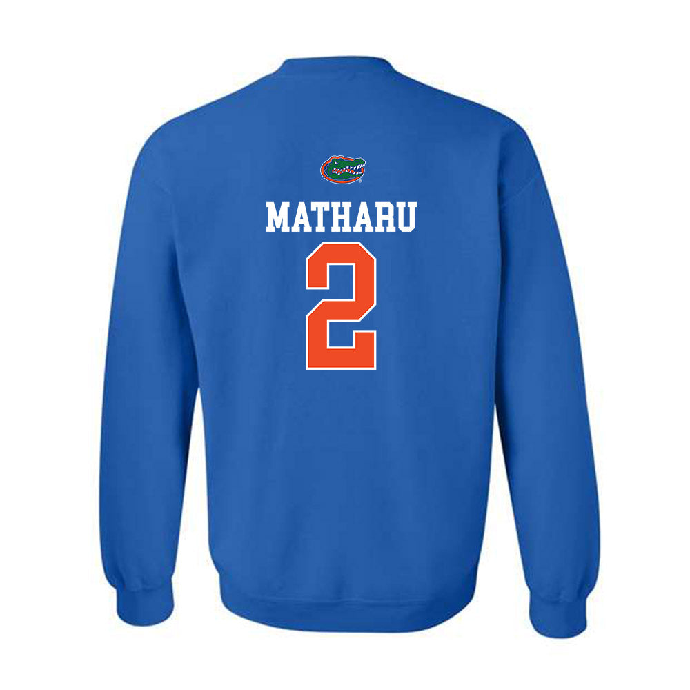 Florida - NCAA Women's Basketball : Aliyah Matharu - Crewneck Sweatshirt Classic Shersey