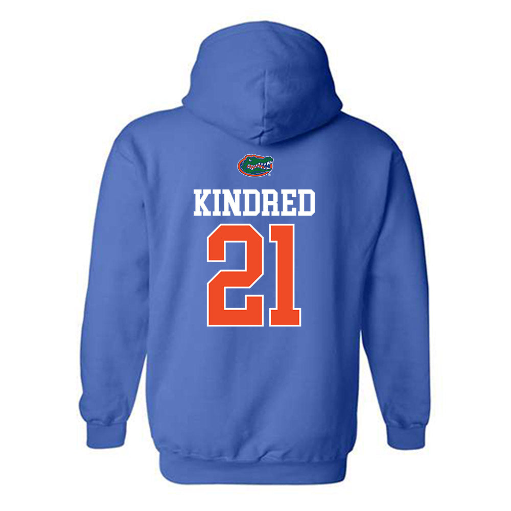 Florida - NCAA Women's Basketball : Eriny Kindred - Hooded Sweatshirt Classic Shersey