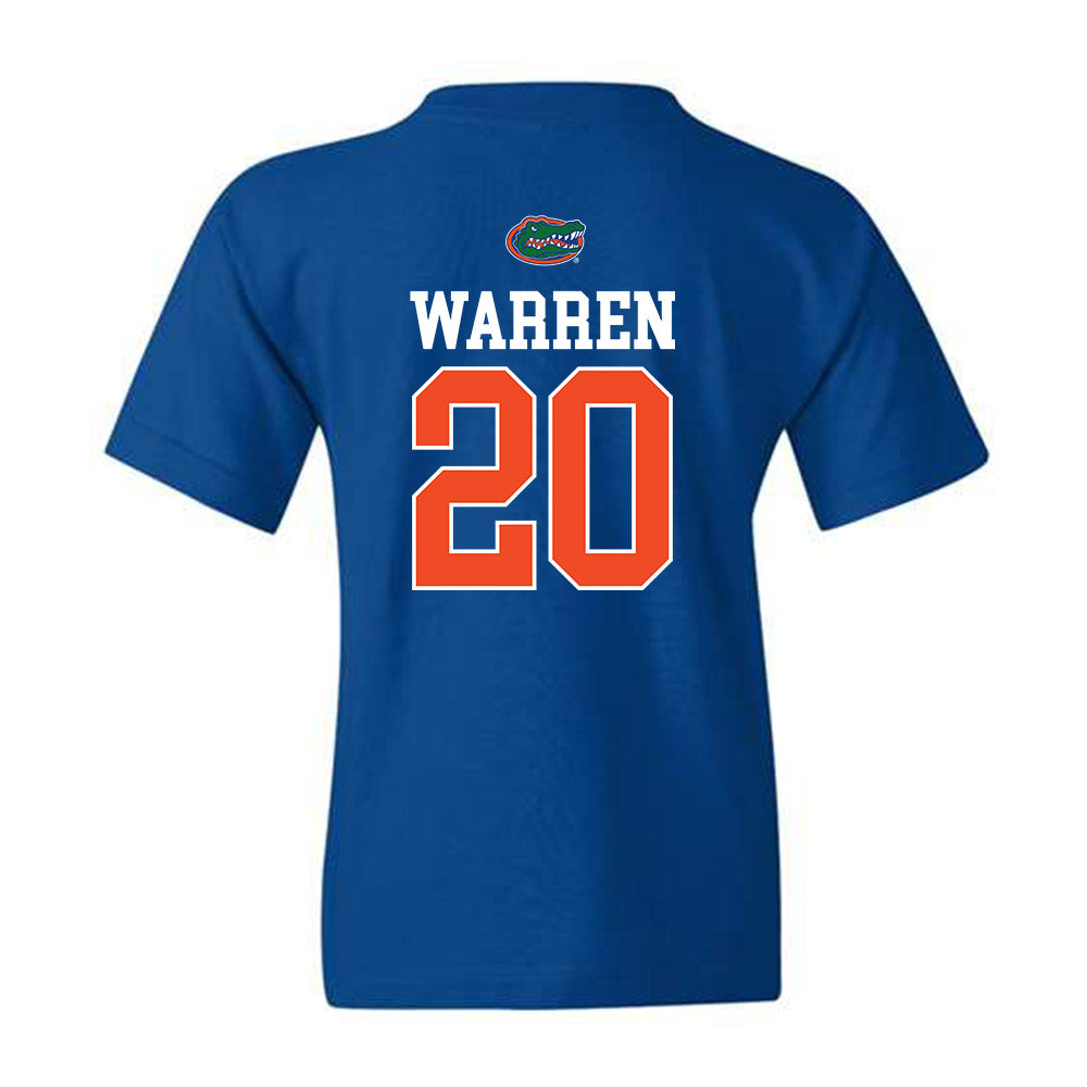 Florida - NCAA Women's Basketball : Jeriah Warren - Youth T-Shirt Classic Shersey