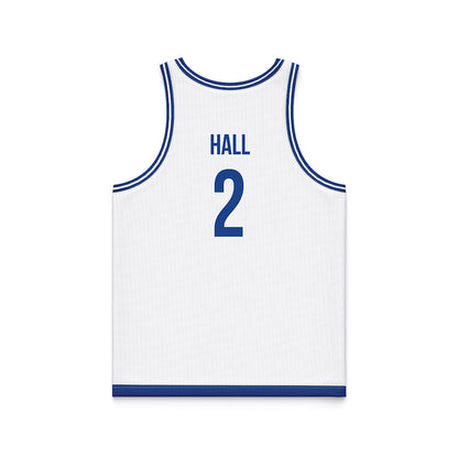 Drake - NCAA Men's Basketball : Brashon Hall - Basketball Jersey