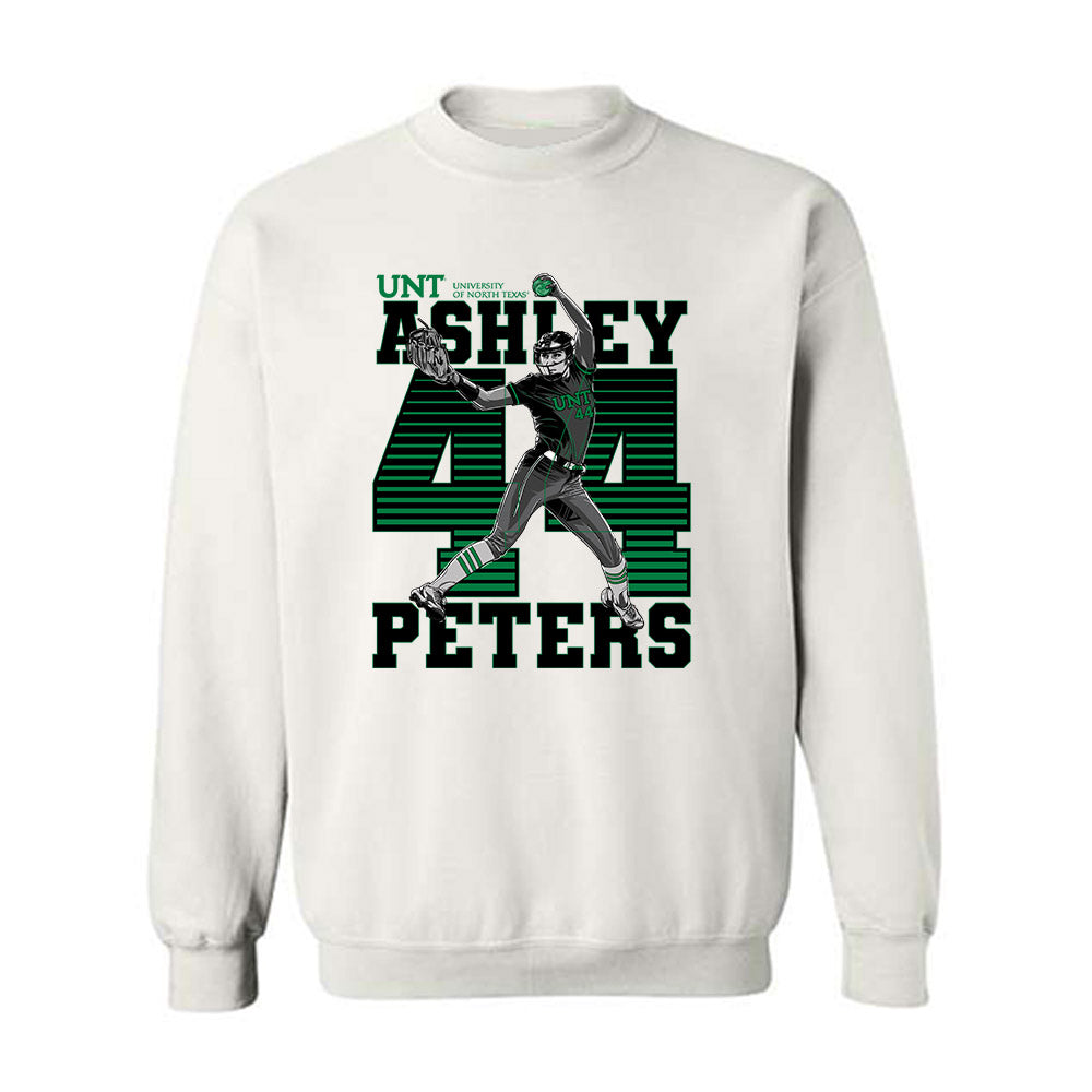 North Texas - NCAA Softball : Ashley Peters Sweatshirt