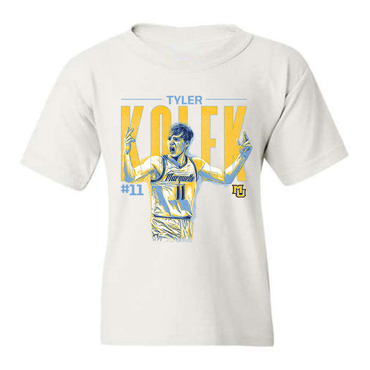 Marquette - NCAA Men's Basketball : Tyler Kolek Big East Mvp Youth T-Shirt