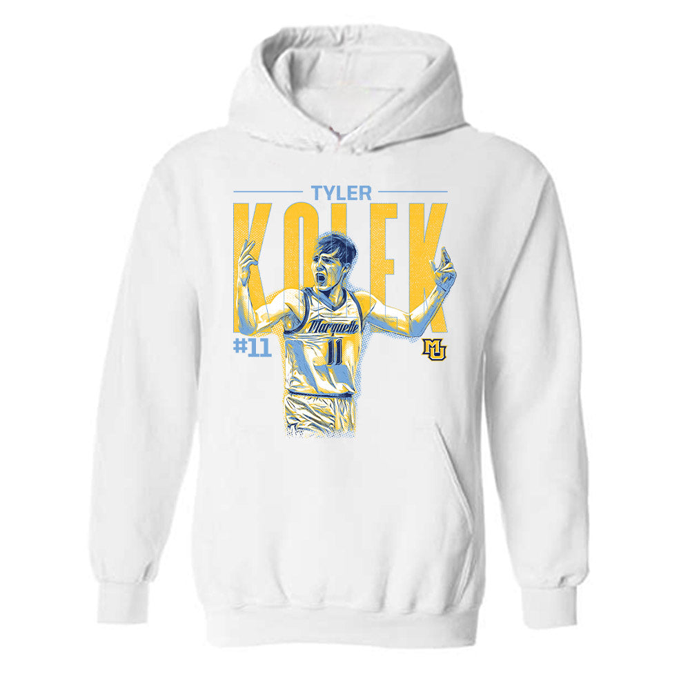 Marquette - NCAA Men's Basketball : Tyler Kolek Big East Mvp Hooded Sweatshirt